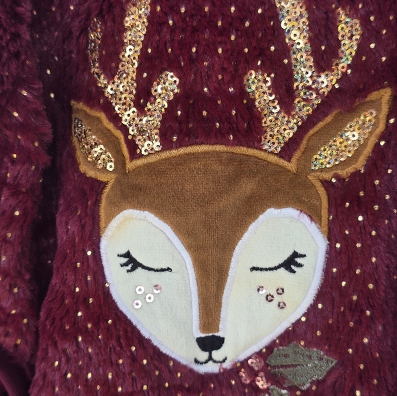 Tahari 2 Piece Set Outfit Sweater & Pants Girls 4T Green Red New - Picture 5 of 15